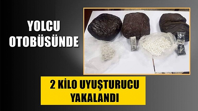 Yolcu Otobüsünde 2 Kilo Uyuşturucu Yakalandı