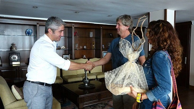 Yurtbulmuş Çifti'nden sıcak karşılama için teşekkür ziyareti