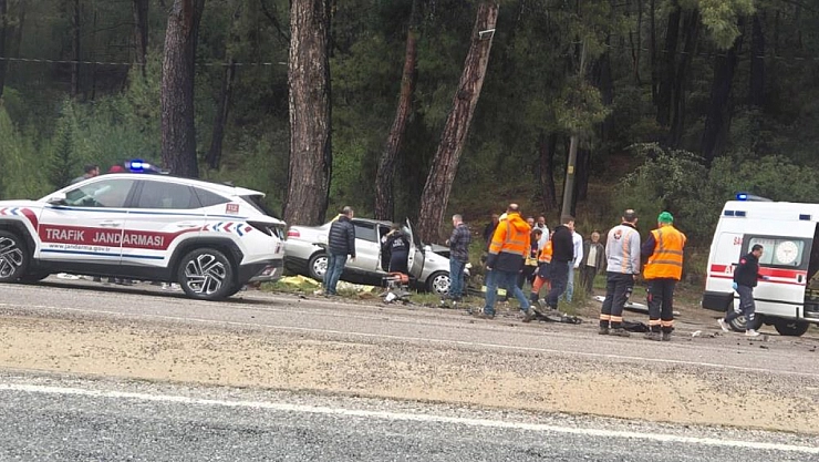 Milas-Yatağan Karayolu'nda kaza: 1 ölü, 2 yaralı