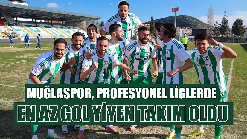 Muğlaspor, Profesyonel Liglerde En Az Gol Yiyen Takım Oldu