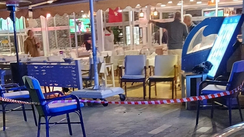 Marmaris'te restorana silahlı saldırı: 1 yaralı