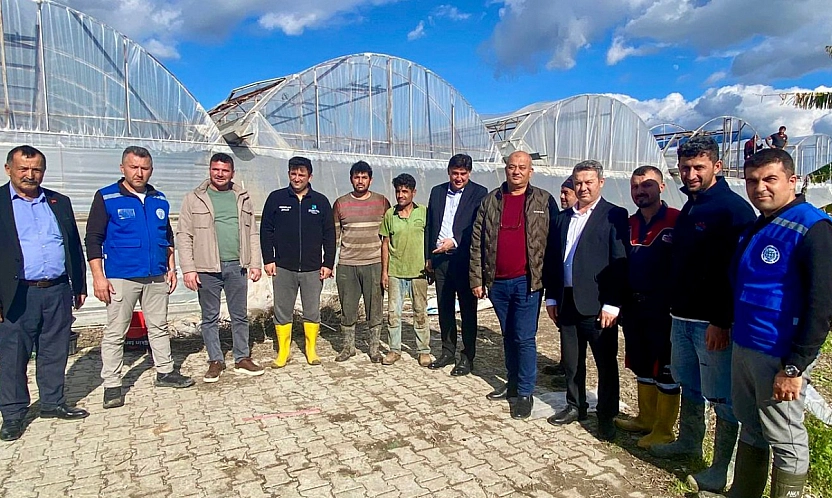 Başkan Karaca'dan Hortum Vuran Kumluova'ya Ziyaret