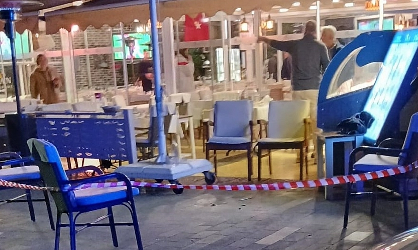 Marmaris'te restorana silahlı saldırı: 1 yaralı