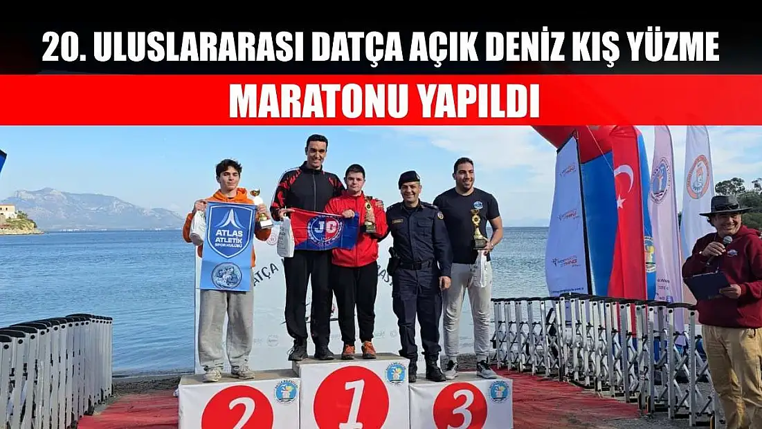 20. Uluslararası Datça Açık Deniz Kış Yüzme Maratonu yapıldı