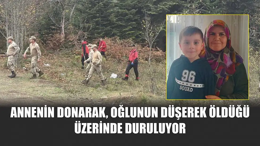 Annenin donarak, oğlunun düşerek öldüğü üzerinde duruluyor