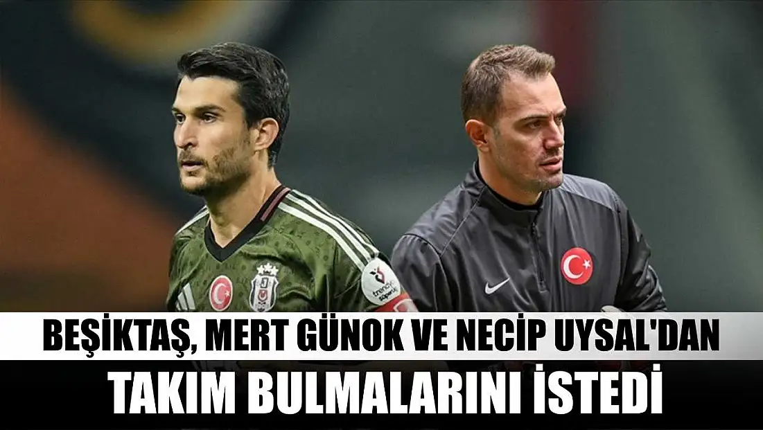 Beşiktaş, Mert Günok ve Necip Uysal'dan takım bulmalarını istedi
