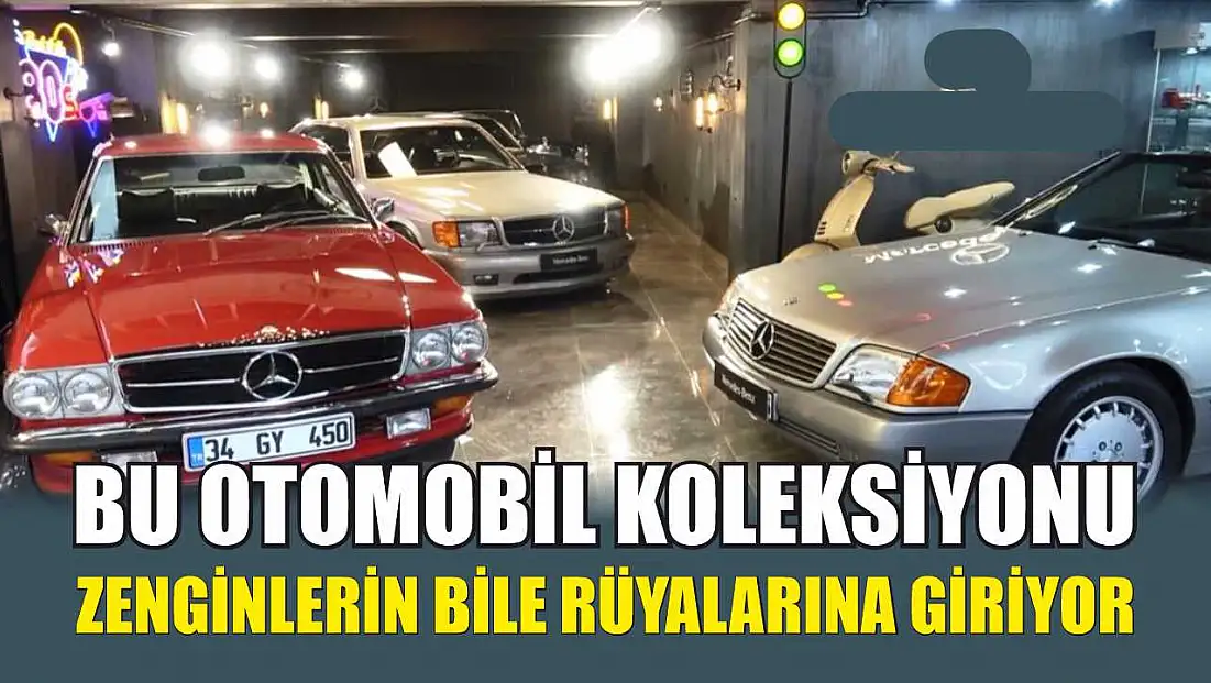 Bu otomobil koleksiyonu, zenginlerin bile rüyalarına giriyor