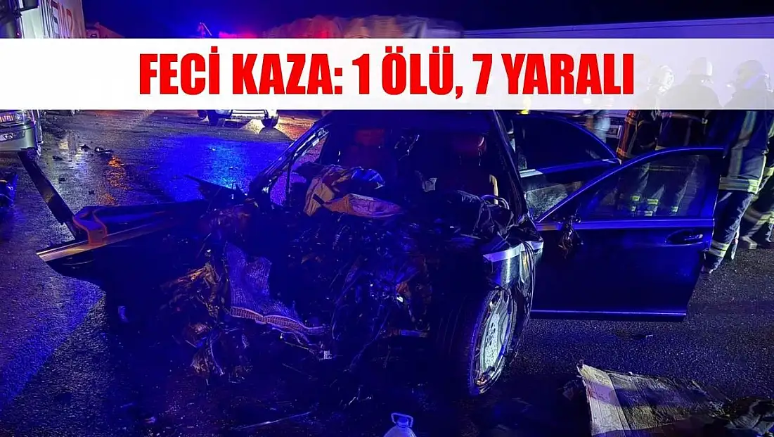 Feci kaza: 1 ölü, 7 yaralı