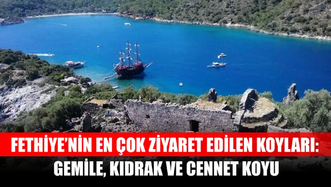 Fethiye’nin En Çok Ziyaret Edilen Koyları: Gemile, Kıdrak ve Cennet Koyu