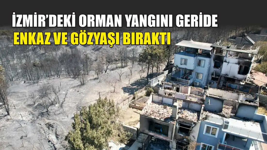 İzmir'deki Orman Yangını Geride Enkaz ve Gözyaşı Bıraktı