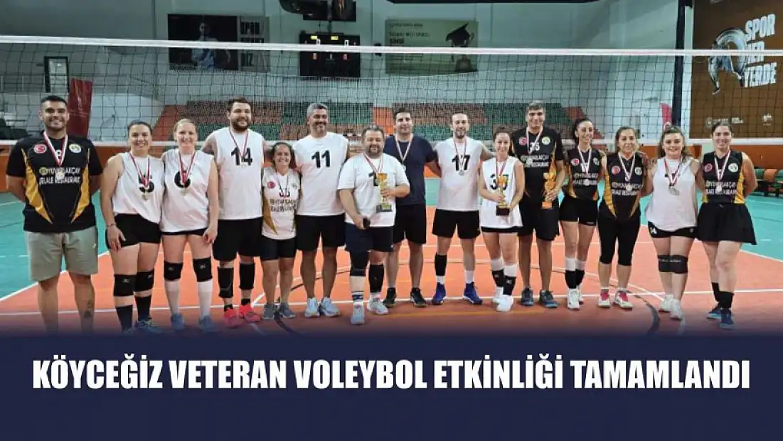 Köyceğiz veteran voleybol etkinliği tamamlandı