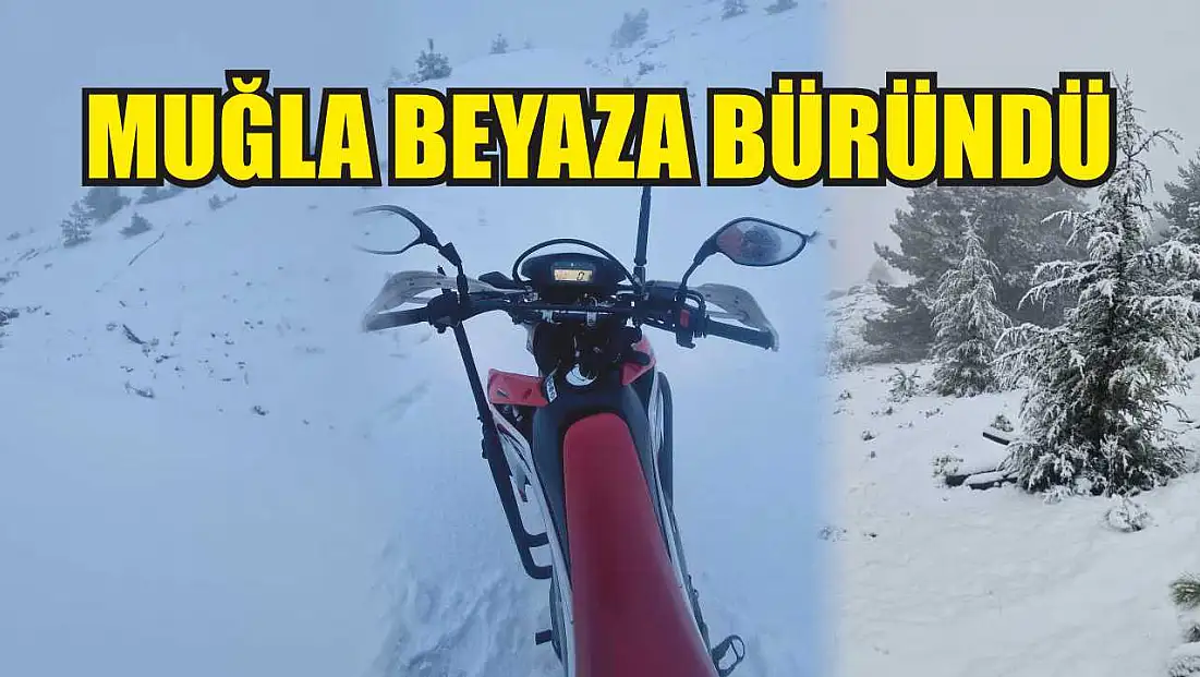 Muğla beyaza büründü