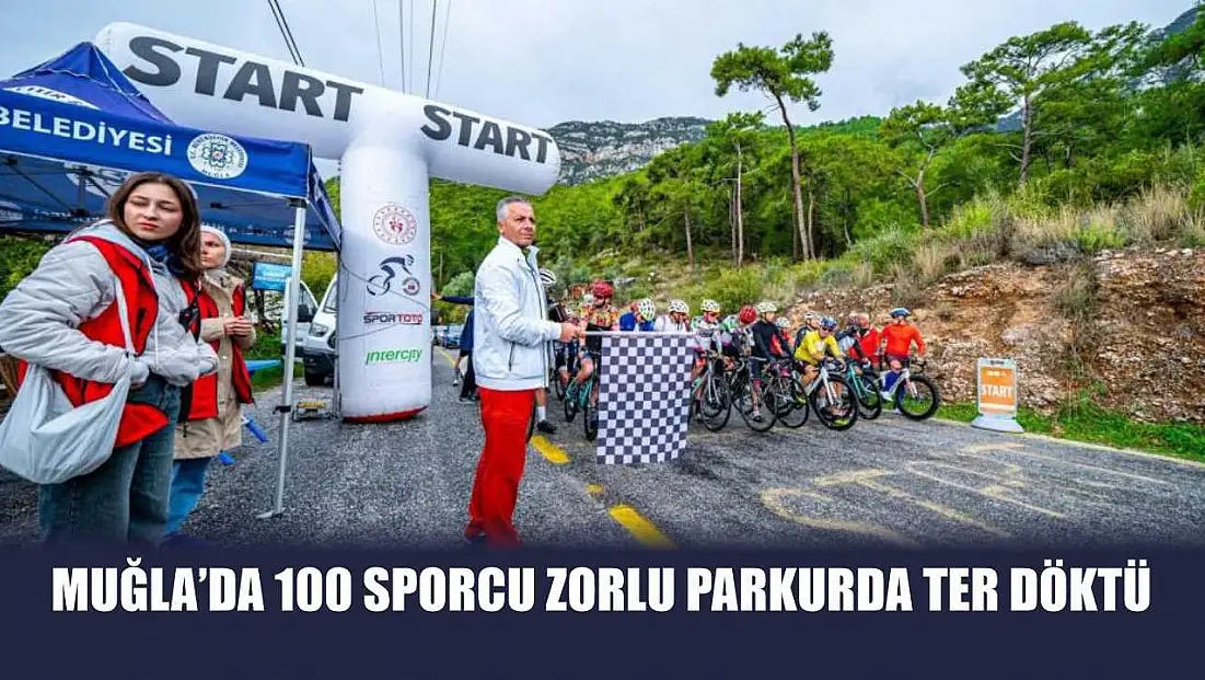 Muğla’da 100 sporcu zorlu parkurda ter döktü