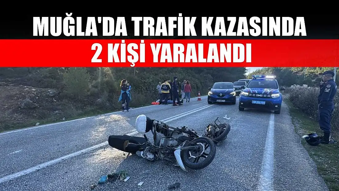 Muğla'da trafik kazasında 2 kişi yaralandı