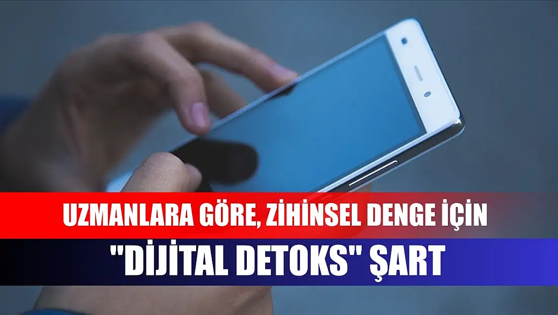 Uzmanlara göre, zihinsel denge için 'dijital detoks' şart