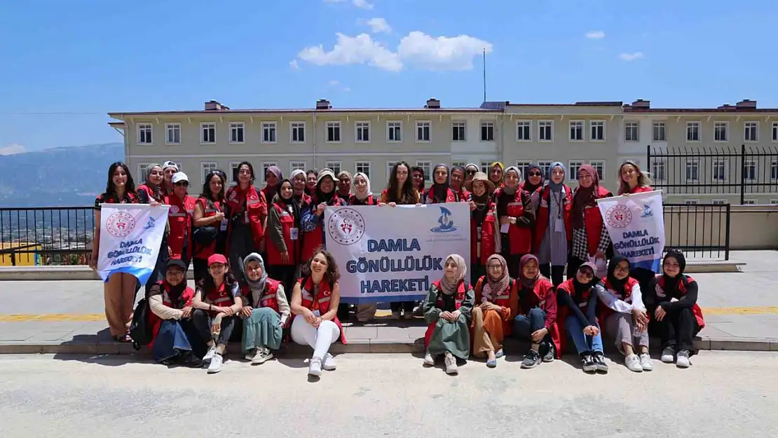 'Damla' gönüllüleri Muğla'da