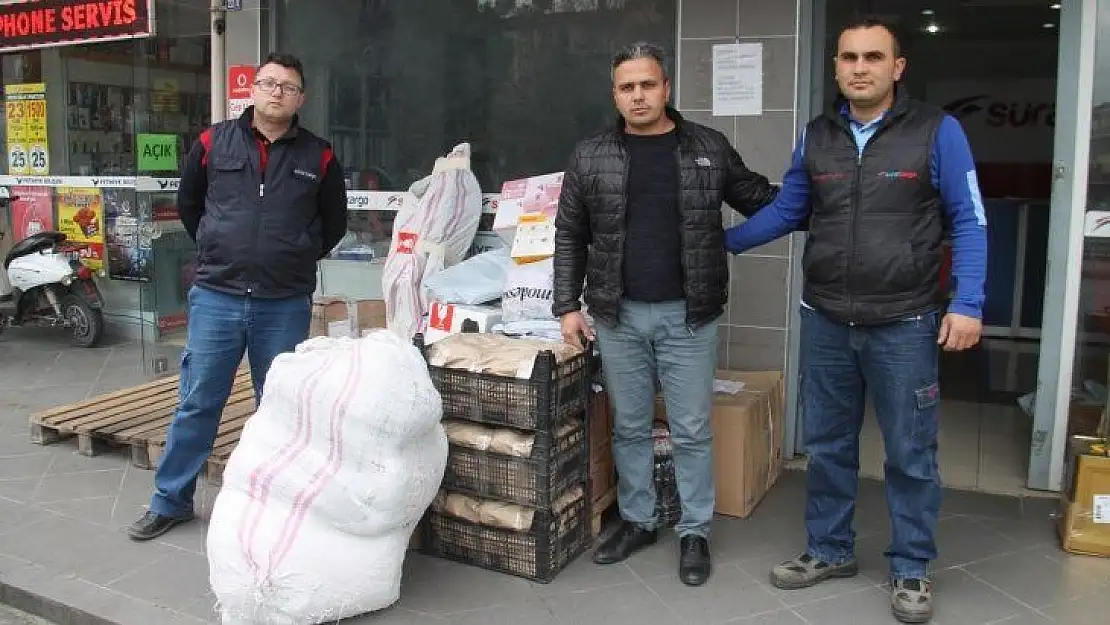 Sürat Kargo deprem bölgesine yardımları ücretsiz taşıyor