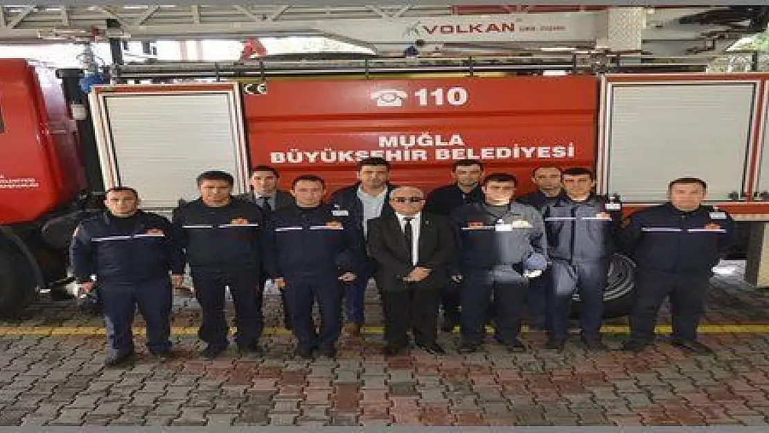 İTFAİYE DAİRE BAŞKANI ÇÖL'DEN TEŞEKKÜR ZİYARETİ