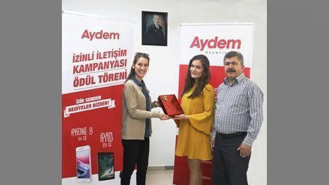 Aydem İzinli İletişim Kampanyası'nın talihlileri ödüllerine kavuştu