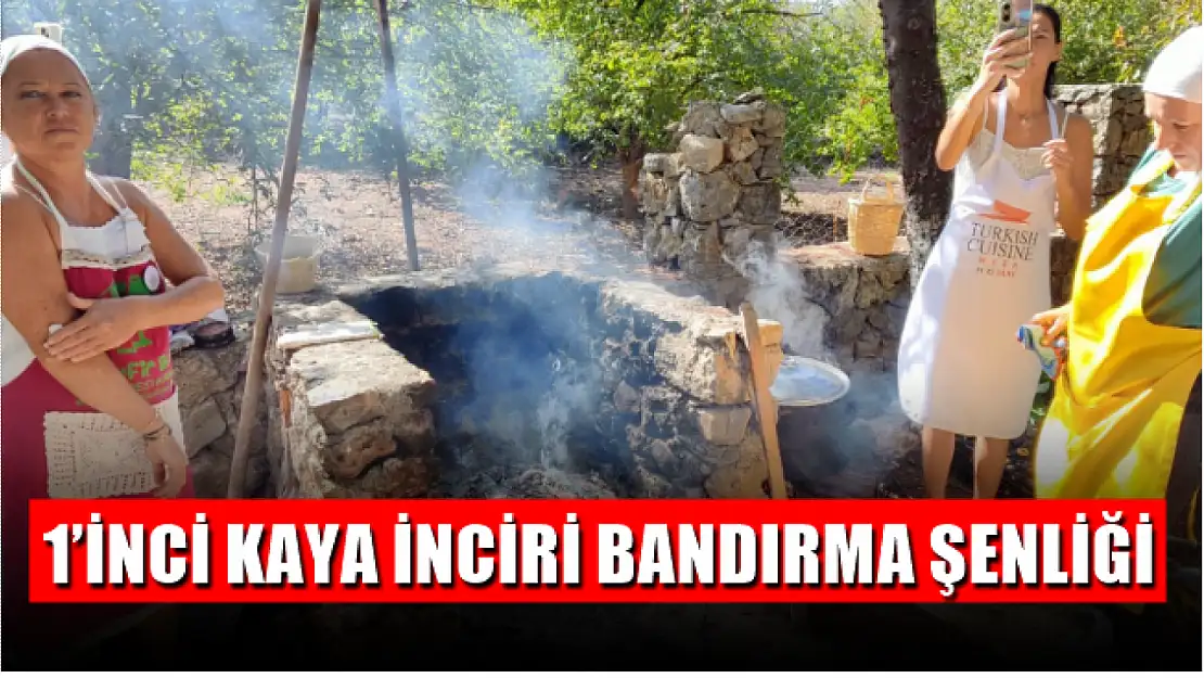 1'inci Kaya İnciri Bandırma Şenliği Düzenlendi