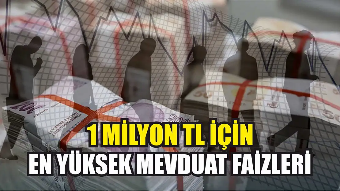 1 Milyon TL için en yüksek mevduat faizleri