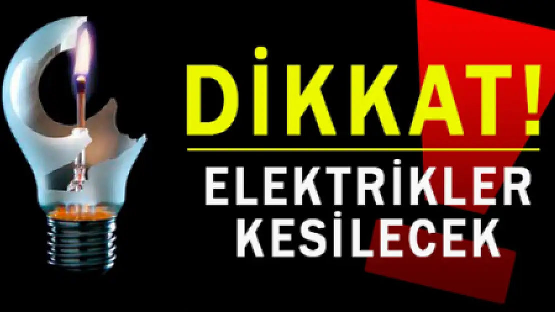 Dikkat enerji kesintisi