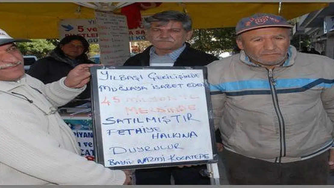 PİYANGOCULAR PROTESTO YAPTI