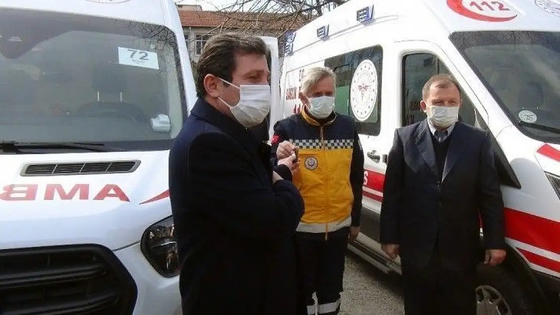 112 istasyonlarına yeni ambulans