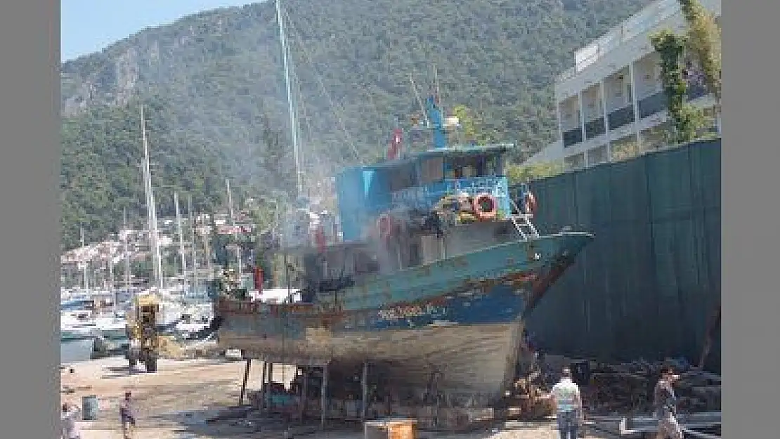 BAKIMDA OLAN TEKNEDE YANGIN ÇIKTI