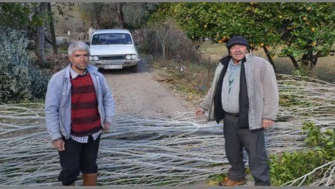 ÇAYAN KÖYÜ'NDE KÖYLÜLER İSYANDA (görüntülü)