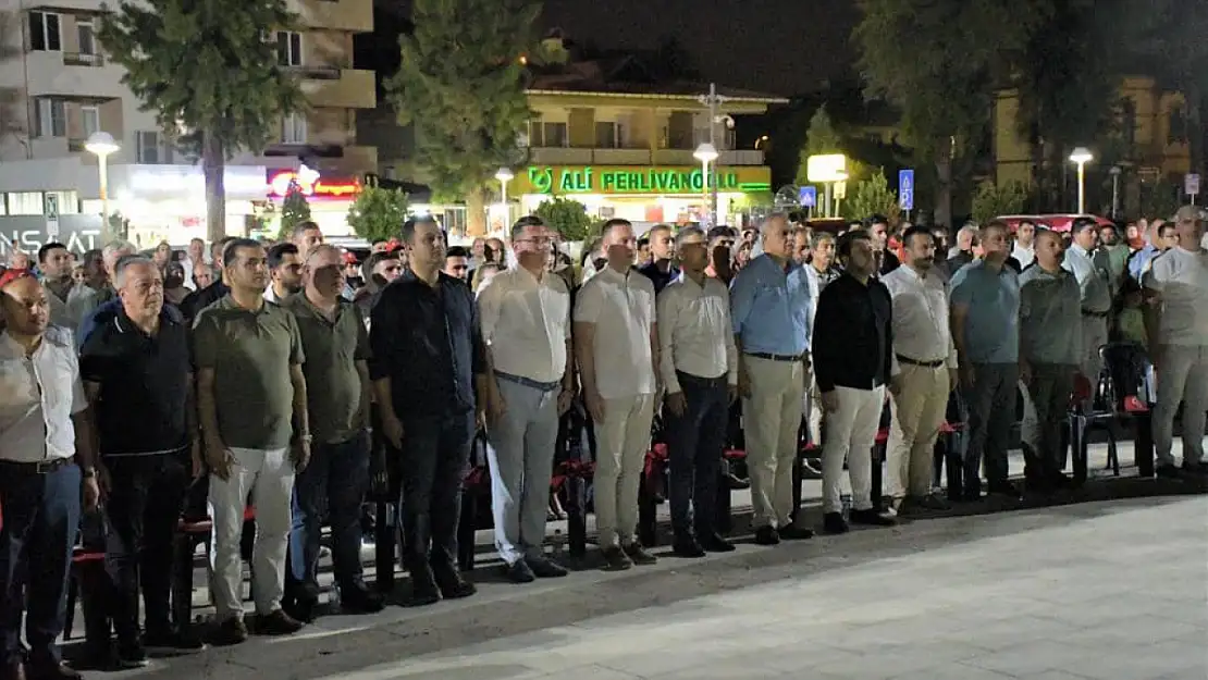 15 Temmuz Demokrasi ve Birlik Günü Coşkuyla Kutlandı