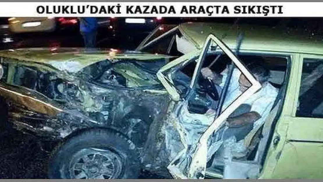 OLUKLU MEVKİNDE KAZA