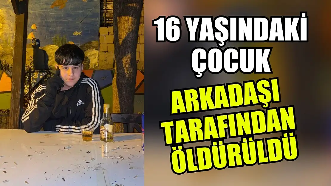 16 yaşındaki çocuk arkadaşı tarafından öldürüldü