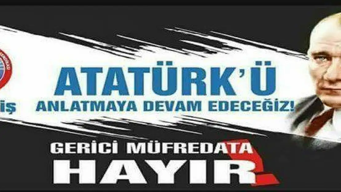 ''GERİCİ EĞİTİM İSTEMİYORUZ'' SLOGANI ATTILAR