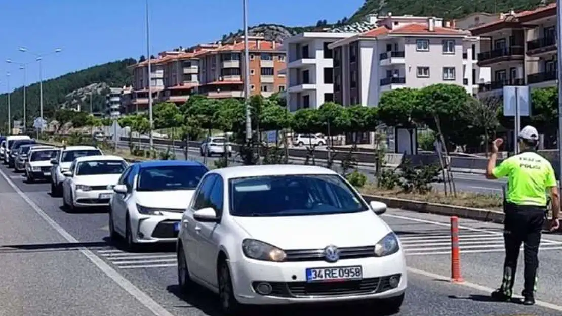 Muğla'ya 112 bin araç girişi oldu