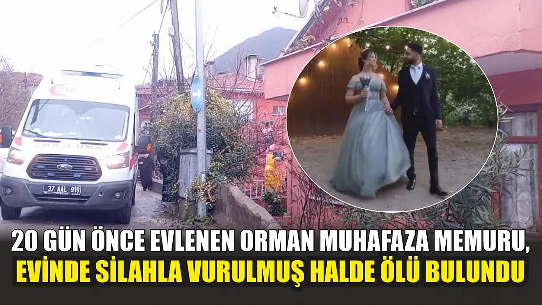 20 gün önce evlenen orman muhafaza memuru, evinde silahla vurulmuş halde ölü bulundu