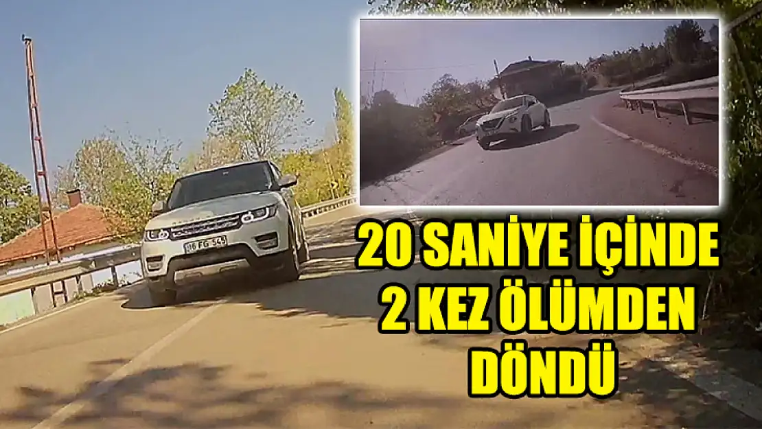 20 Saniye İçinde 2 Kez Ölümden Döndü