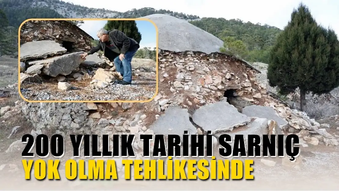 200 Yıllık Tarihi Sarnıç Yok Olma Tehlikesinde