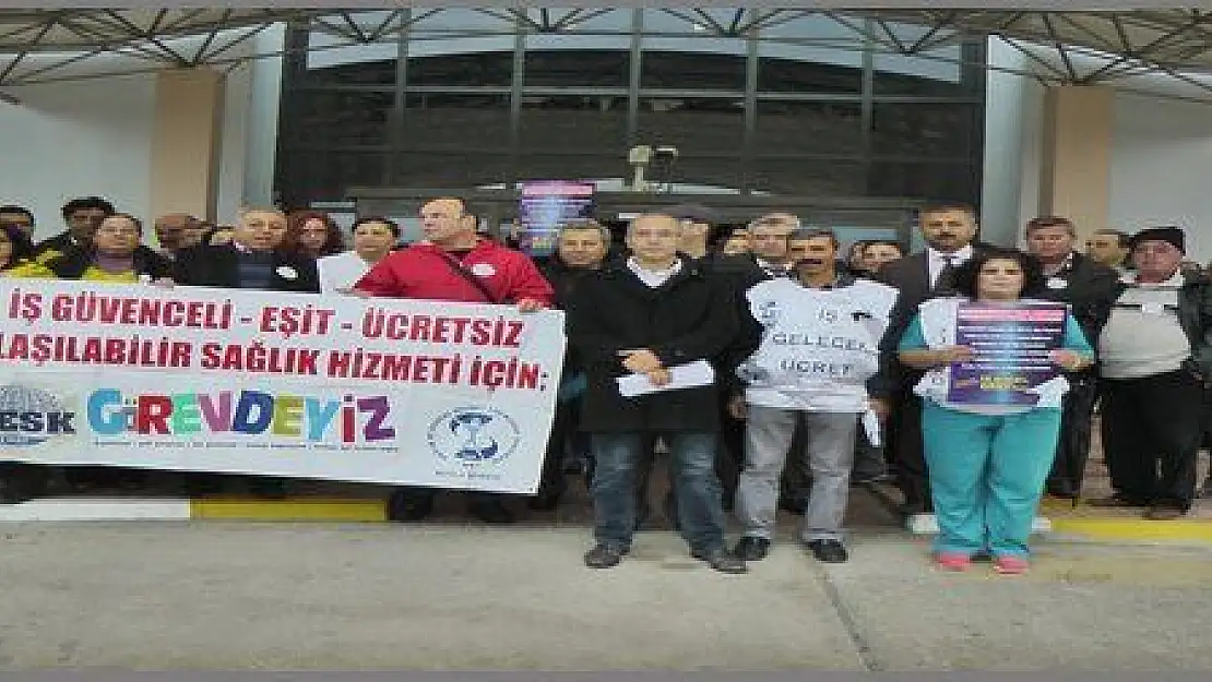 KESK FETHİYE'DE DE GREVE GİTTİ