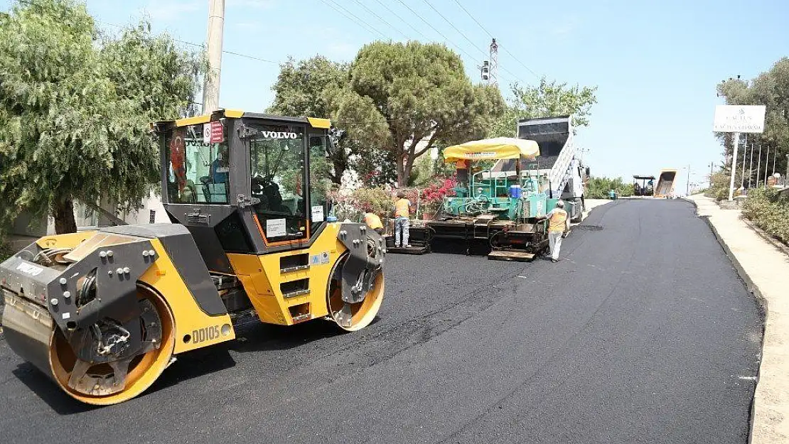 Bodrum'da çevre düzenleme çalışmaları sürüyor