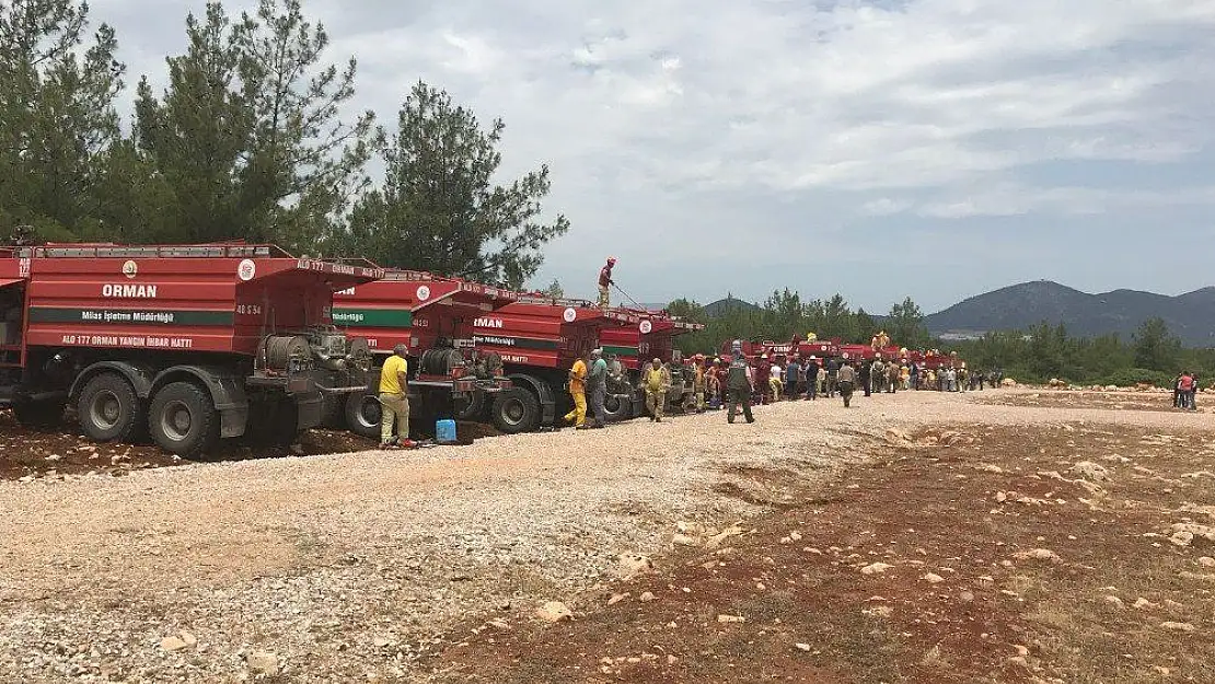 Muğla'da yangın sezonu eğitim ve tatbikatla başladı