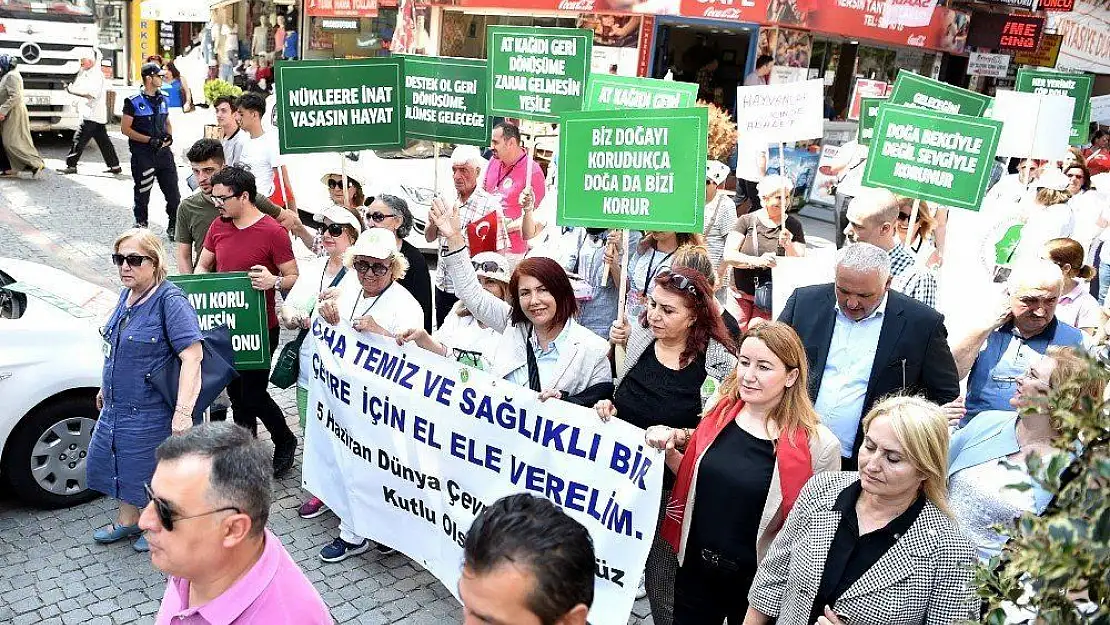 Çevrecilerden anlamlı yürüyüş