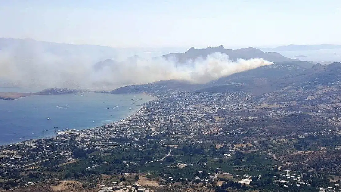 Bodrum'daki yangın kontrol altına alındı