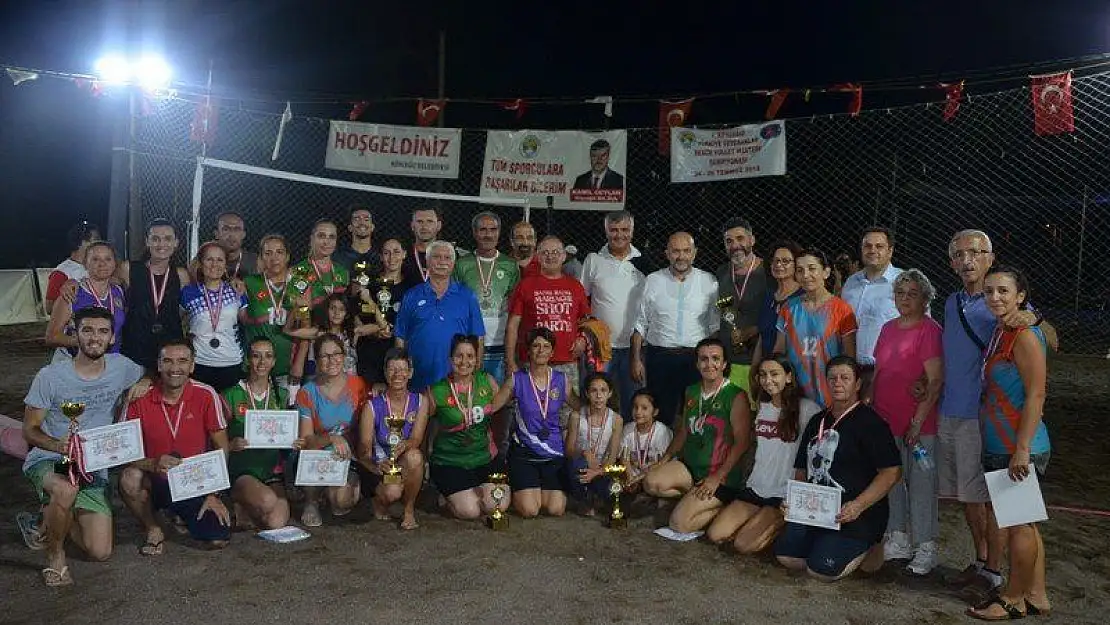 Köyceğiz'de Beach Volley Masters Şampiyonası yapıldı