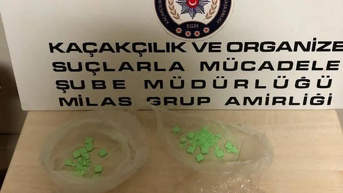 Milas'ta uyuşturucu madde ele geçirildi