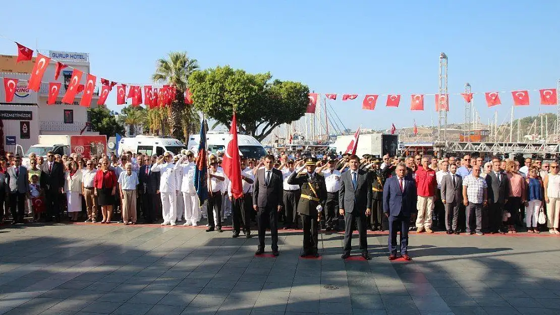 Bodrum'da 30 Ağustos Zafer Bayramı kutlaması