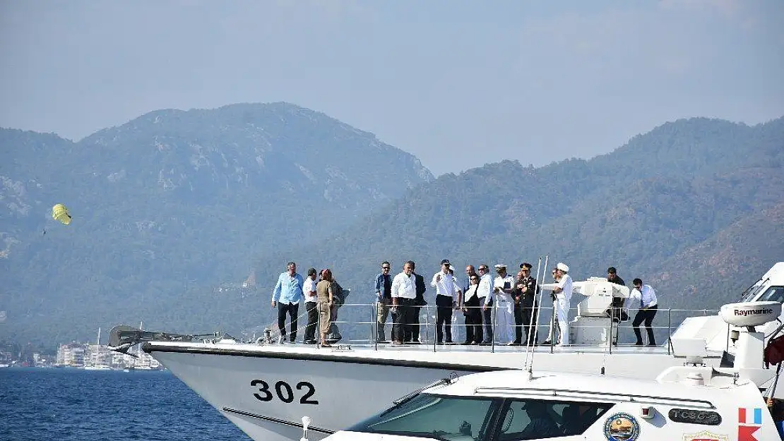 Bakan Kurum Marmaris Körfezini inceledi