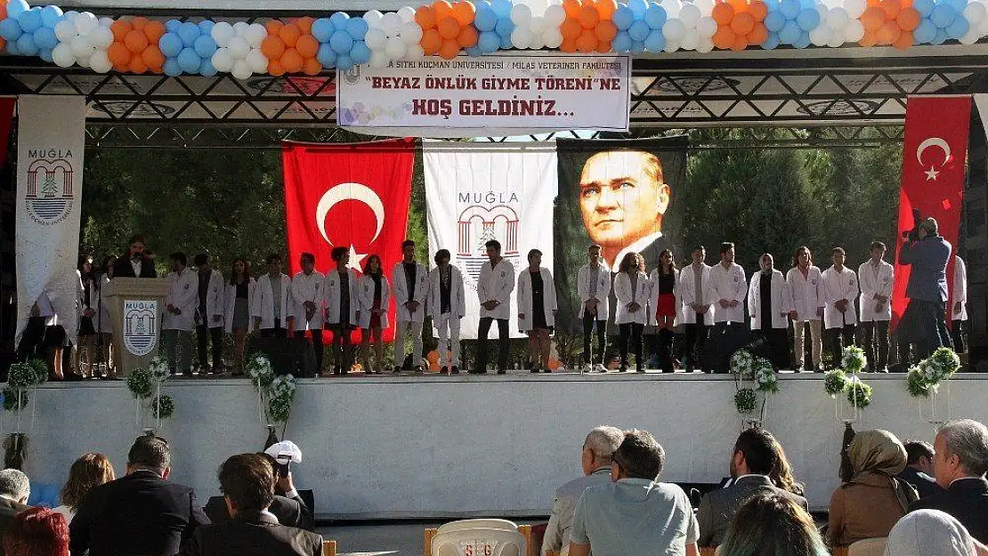 Milas'ta veteriner adayları beyaz önlüklerini giydi