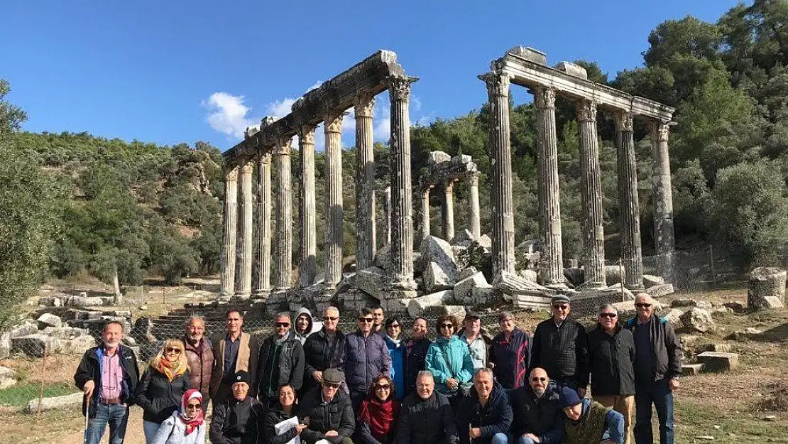 Euromos, turist rehberlerinin ilgi odağı oldu