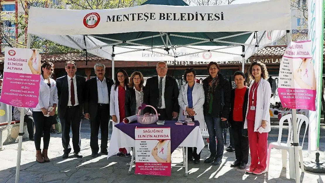 Menteşe'de kadınlar meme kanseri hakkında bilgilendiriliyor